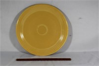 Yellow Large Fiestaware Plate