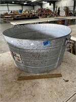 Vintage Galvanized Wash Tub