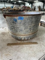 Vintage Galvanized Wash Tub