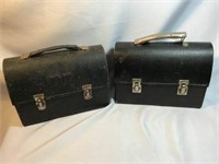 Pair of Early Men's Lunch Boxes