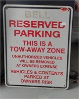 Large Reserved Parking Metal Sign, 24" x 30"