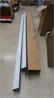 White Alum Gutters-10 in Box, 2 out of box-5"