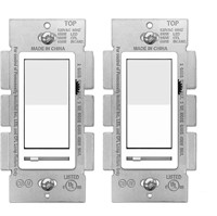 NEW  2 Pack BESTTEN Dimmer Light Switch