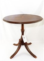 Antique Mahogony Round Occasional Stand