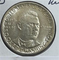 1946D Booker T Washington Commemorative Half MS