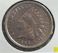 1863 Indian Head Penny MS (4 Diamonds)