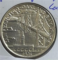 1936 S Bay Bridge Commemorative Half Dollar MS