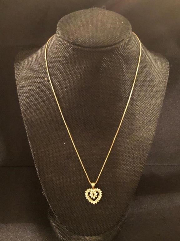 Sterling Silver Heart Necklace