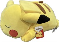 Pikachu Pokemon Sleeping Plush 18in ^