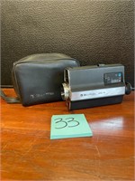 VTG Bell & Howell Super 8 movie camera with bag
