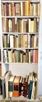 (5) shelves of books including novels, poetry,