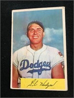 1954 Bowman #138 Gil Hodges HOF Lower grade Condit