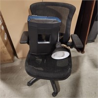 Royal Paper Shredder, Desk Lamp, Rolling Chair