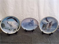 Collectable Wolf Plates See Pics