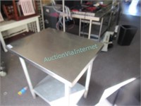Stainless Top Work Table