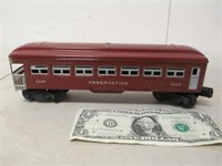 Vintage Lionel 2443 Observation Train Car -