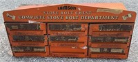 Great Old Lamson Stove Bolt Chest, Loaded Full!!!!