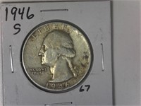 1946-S Washington Quarter