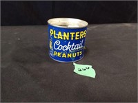 Planters Cocktail Peanuts Can w/ Coaster