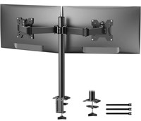 ERGEAR DUAL ARM MONITOR MOUNT, FULL MOTION HEIGHT