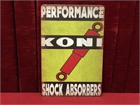 Koni Shock Absorbers Tin Sign - Repro 8" x 12"