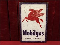 Mobilgas Tin Sign - Repro 8" x 12"