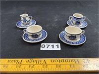 Polish Mini Teacups & Saucers