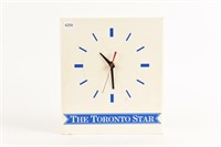 THE TORONTO STAR BATTERY OPERATED CLOCK