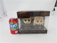 Figurines Funko VYNL, Jon Snow + Daenerys