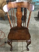 LARGE WOOD CHAIR