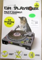 Cat Playhouse Cardboard Scratch Pad