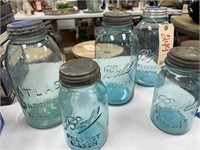 5-Ball Jars w/Lids-var sizes