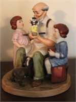 Norman Rockwell "The Toymaker" Statue