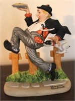 Norman Rockwell "Caught in the Act" Statue
