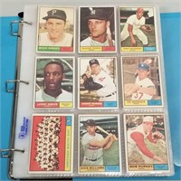 1961 Topps baseball set - missing 74 cards in
