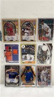 9x Auto-patch and Numbered Baseball Cards