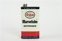 ESSO MARVELUBE OUTBOARD MOTOR OIL IMP QT CAN