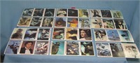 Complete set of 36 early Star Wars cards