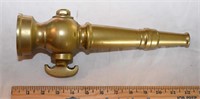 VINTAGE BRASS FIRE HOSE NOZZLE