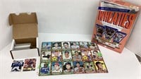 Baseball Cards Assorted and Wheaties  Box