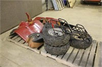 ASSORTED ATV PARTS FROM, 98 ARCTIC CAT 454 AND