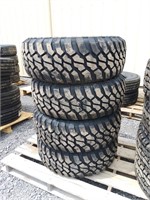 (4) Firemax 33X12.50R17 Mud Truck Tires (M/T)