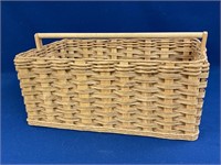 Rectangle Basket with wood handle 19?x 13?x 9