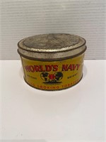 World’s Navy Tobacco Tin