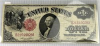 1917 Us 1 Dollar Note Red Seal