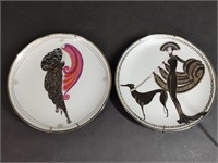 House of Erte Limited Edition Numbered Plates