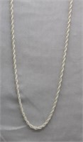 Sterling Silver made in Italy chain. Measures 24"