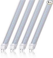 4pk T8 LED Bulbs 4 Foot Type B Dual-Ended Power