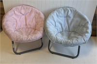 Pair of Child's Lounge Chairs