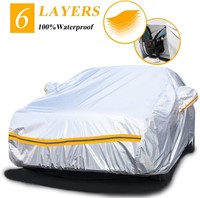 Autsop Car Cover Waterproof all Weather,6 Layer